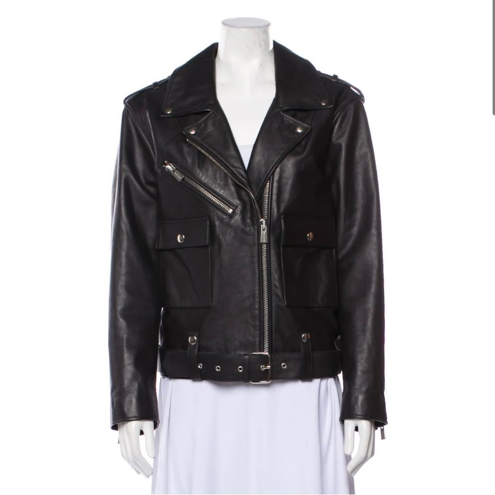 Anine Bing Leather Moto Jacket - Picture 2 of 4